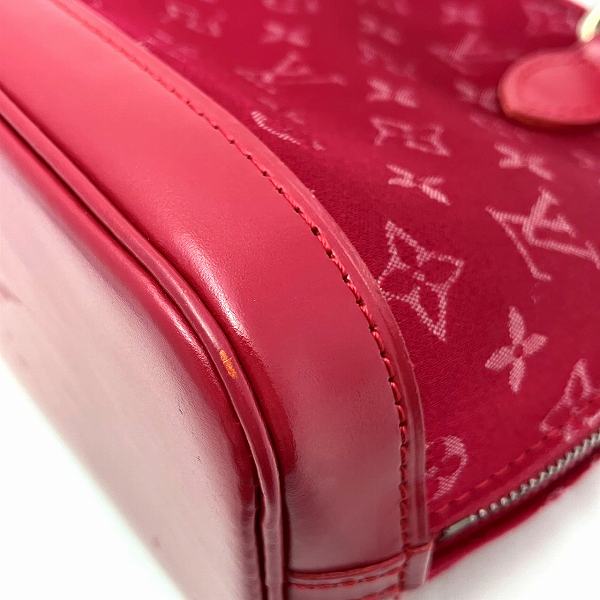 Louis Vuitton Satin Leather Little Alma Handbag M92350