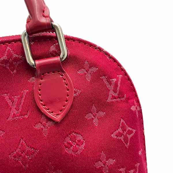 Louis Vuitton Satin Leather Little Alma Handbag M92350