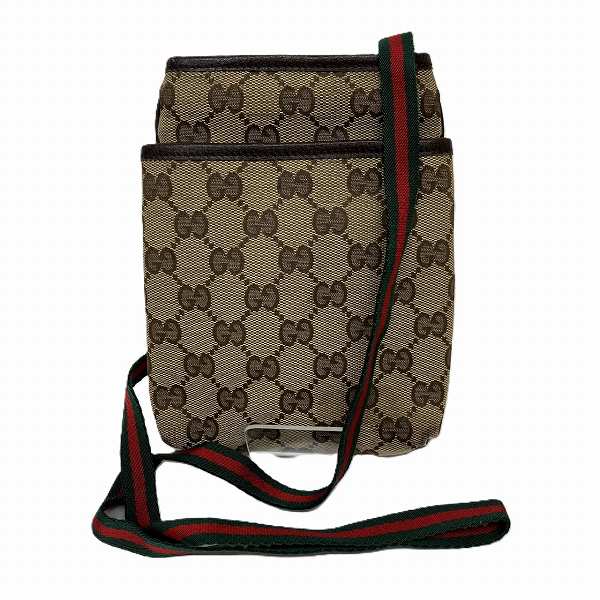 Gucci Canvas Leather Shoulder Bag 141863