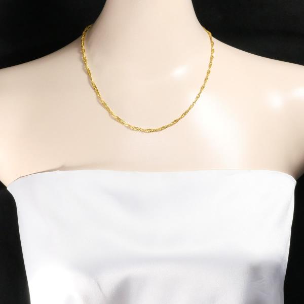 K24 Yellow Gold Necklace 45cm