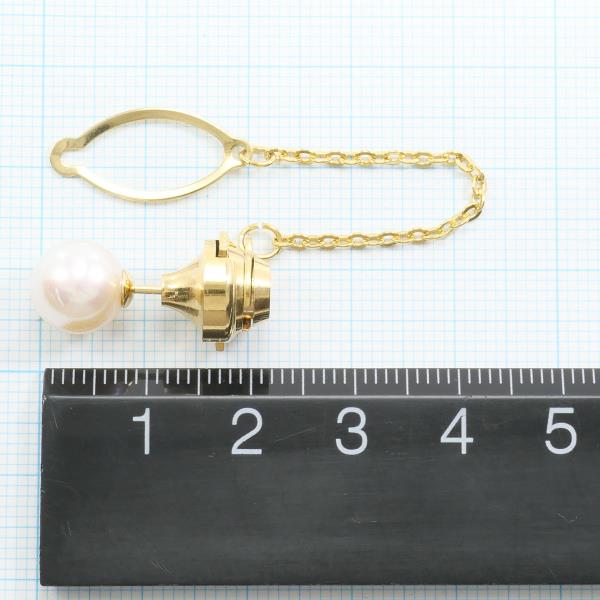 K18 Yellow Gold Pearl Pin Brooch