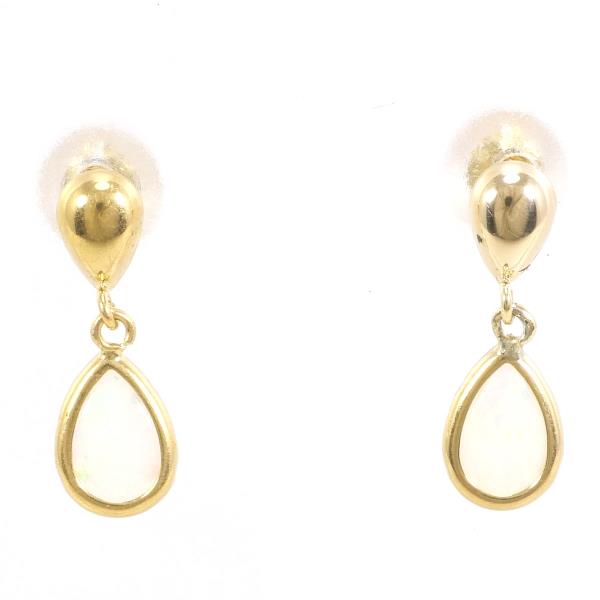 K18 Yellow Gold Opal Earrings