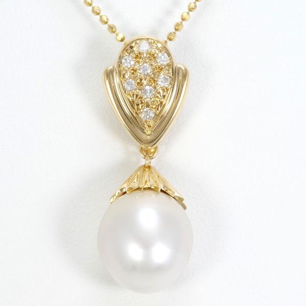 K18 Yellow Gold Pearl Necklace