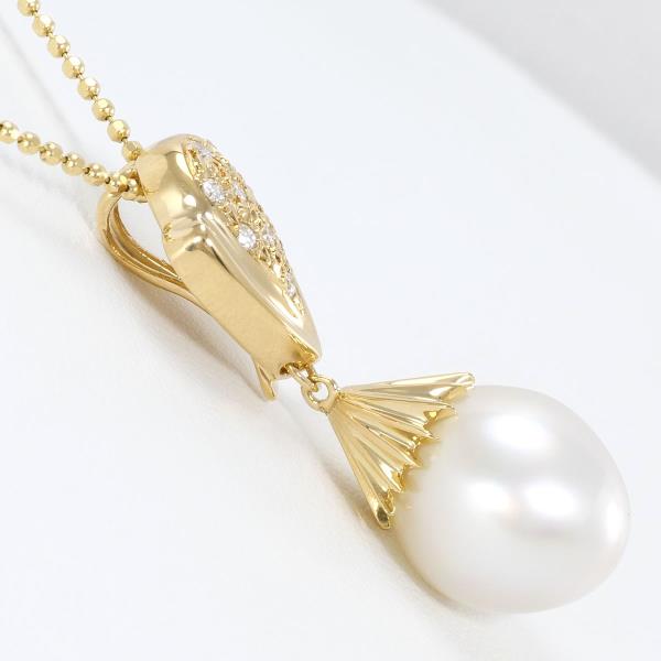 K18 Yellow Gold Pearl Necklace