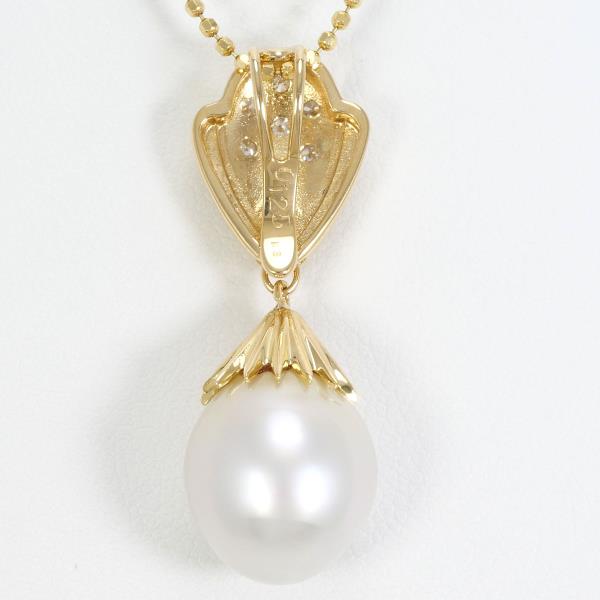 K18 Yellow Gold Pearl Necklace