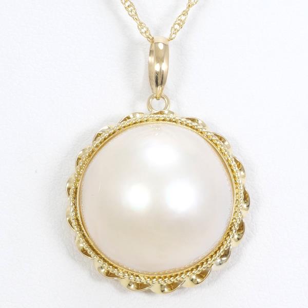 K18 Yellow Gold Mabe Pearl Necklace