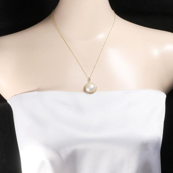 K18 Yellow Gold Mabe Pearl Necklace