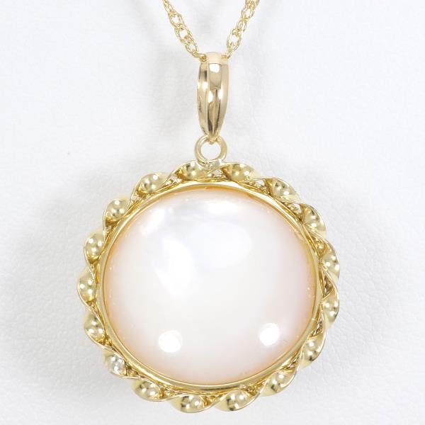 K18 Yellow Gold Mabe Pearl Necklace