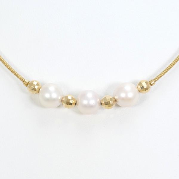 K18 Yellow Gold Pearl Necklace