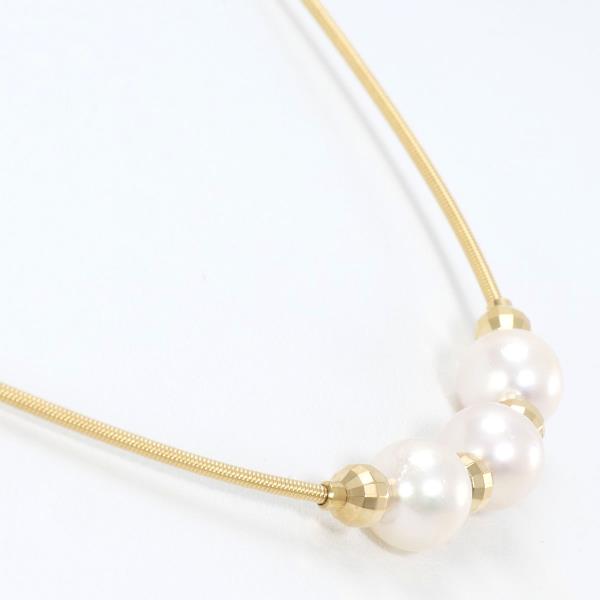 K18 Yellow Gold Pearl Necklace