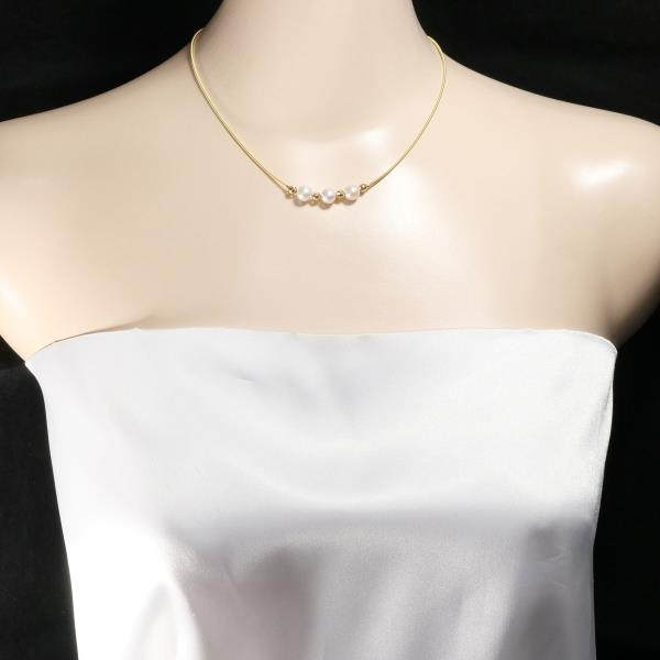 K18 Yellow Gold Pearl Necklace