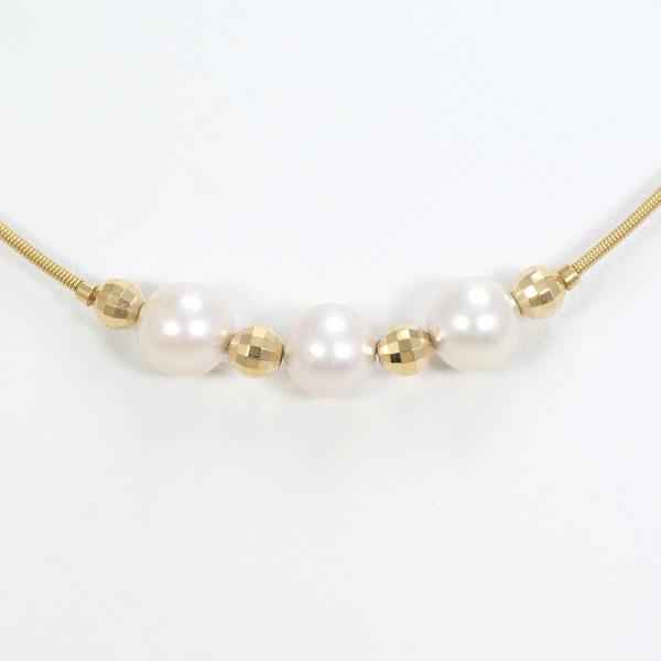 K18 Yellow Gold Pearl Necklace