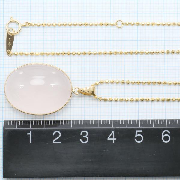 K18 Yellow Gold Rose Quartz Necklace