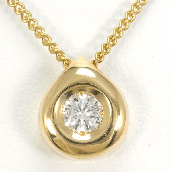 K18 Yellow Gold Diamond Necklace 0.20ct