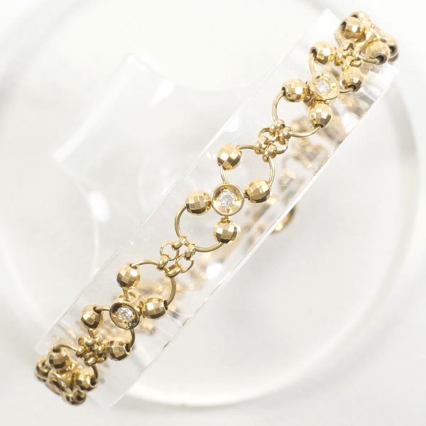 K18 Yellow Gold Diamond Bracelet 18K