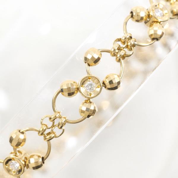 K18 Yellow Gold Diamond Bracelet 18K