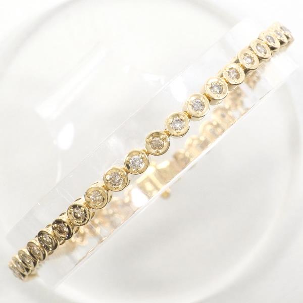 K18 Yellow Gold Brown Diamond Bracelet