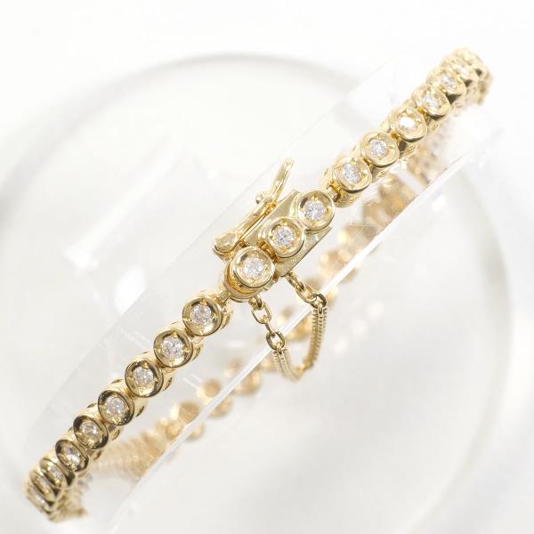 K18 Yellow Gold Diamond Bracelet