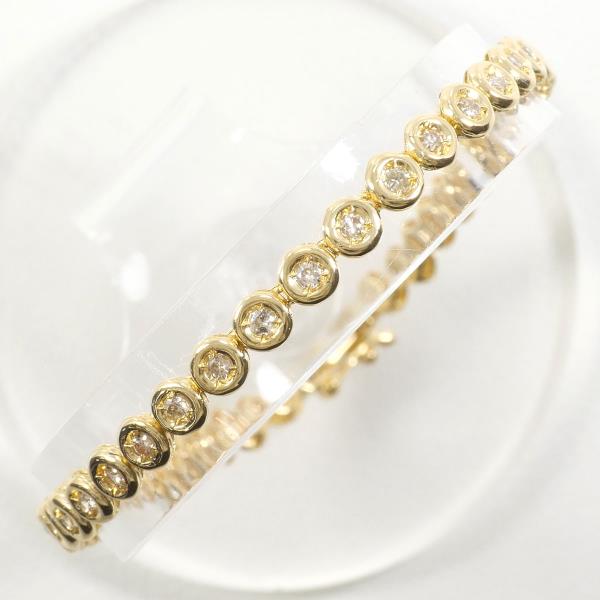 K18 Yellow Gold Diamond Bracelet