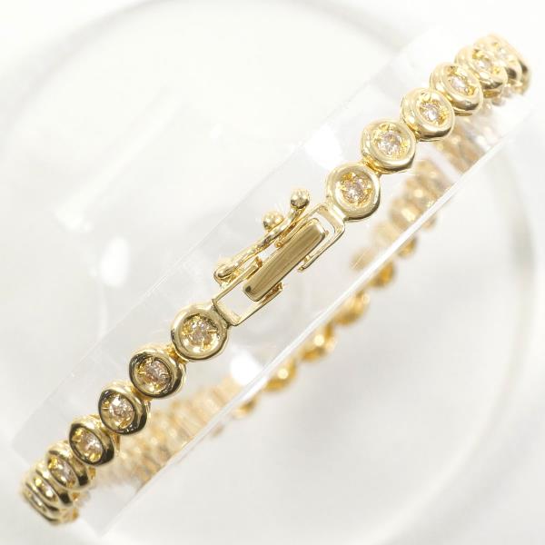 K18 Yellow Gold Diamond Bracelet