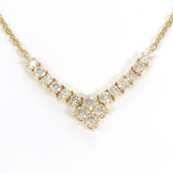 K18 Yellow Gold Diamond Necklace