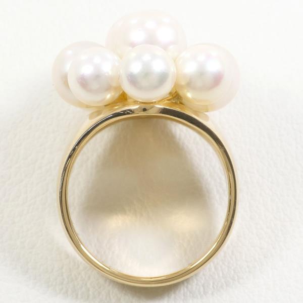 K18 Yellow Gold Pearl Ring 9