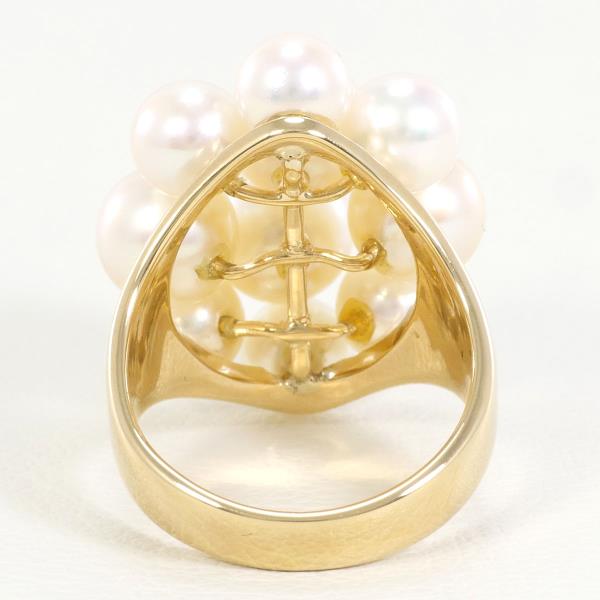 K18 Yellow Gold Pearl Ring 9