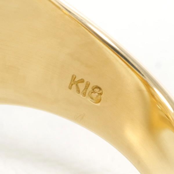 K18 Yellow Gold Pearl Ring 9