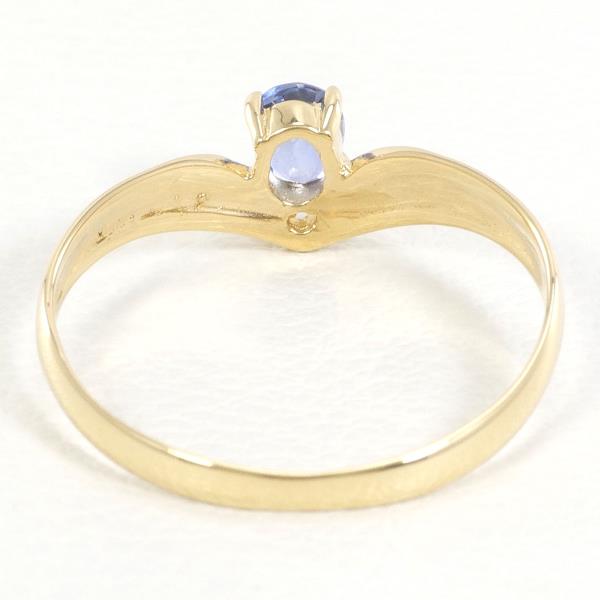 K18 Yellow Gold Sapphire Ring