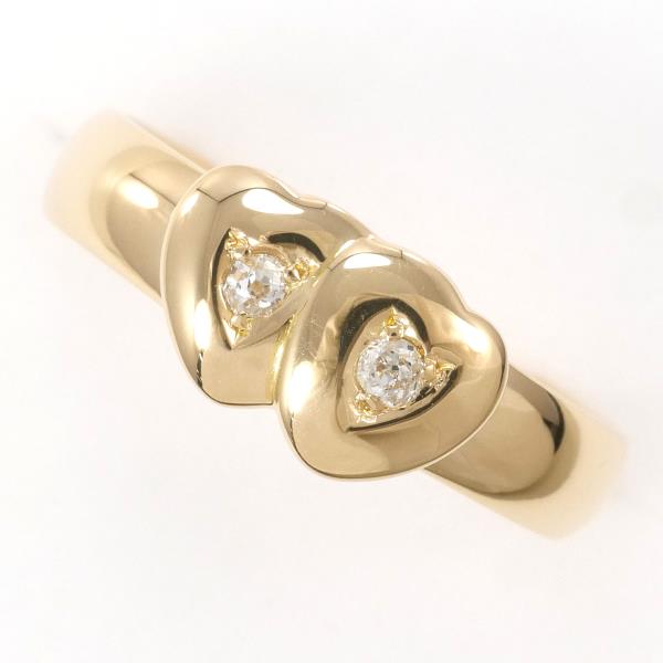 K18 Yellow Gold Diamond Ring 11.5