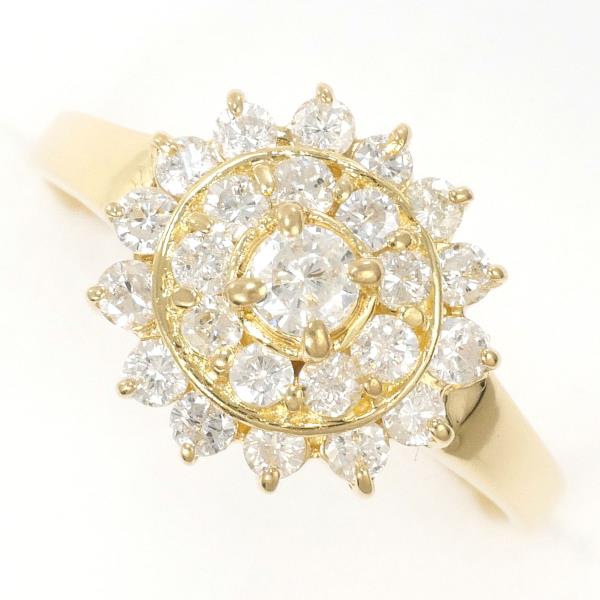 K18 Yellow Gold Diamond Ring