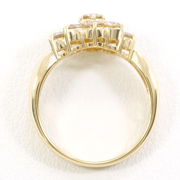 K18 Yellow Gold Brown Diamond Ring