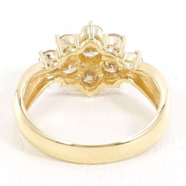 K18 Yellow Gold Brown Diamond Ring