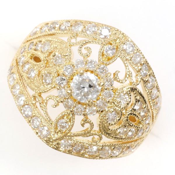 K18 Yellow Gold Diamond Ring 11