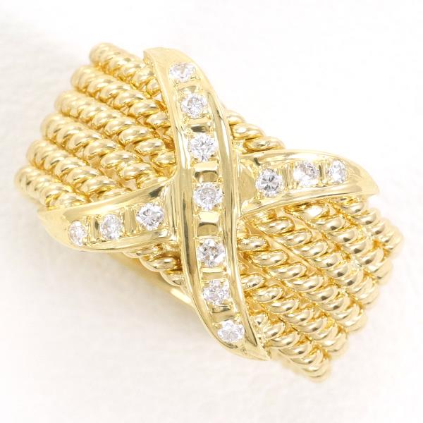 K18 Yellow Gold Diamond Ring 10