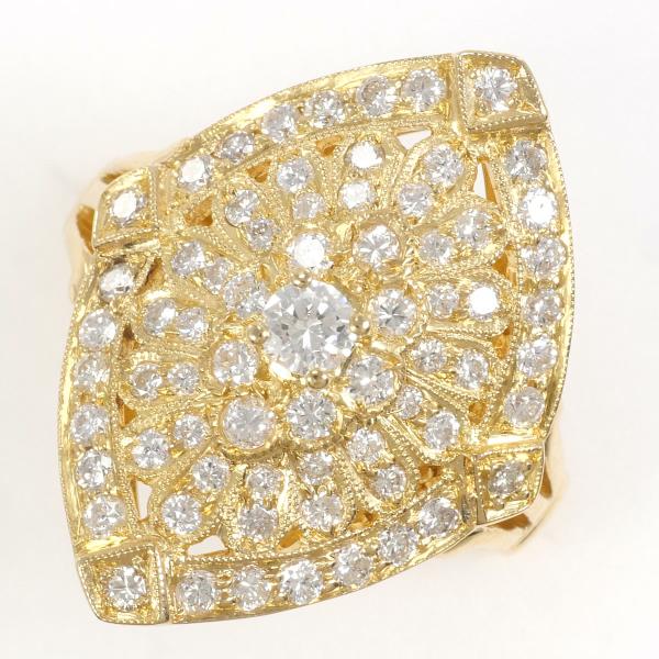 K18 Yellow Gold Diamond Ring