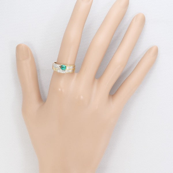 PT900 K18YG Emerald Ring 13