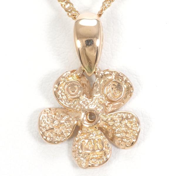 14K Pink Gold Zircon Necklace