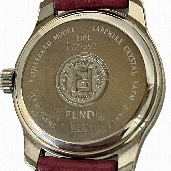 Fendi 210L Stainless Steel Quartz Watch Ladies