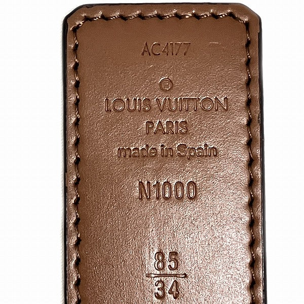 Louis Vuitton Leather Belt N10004