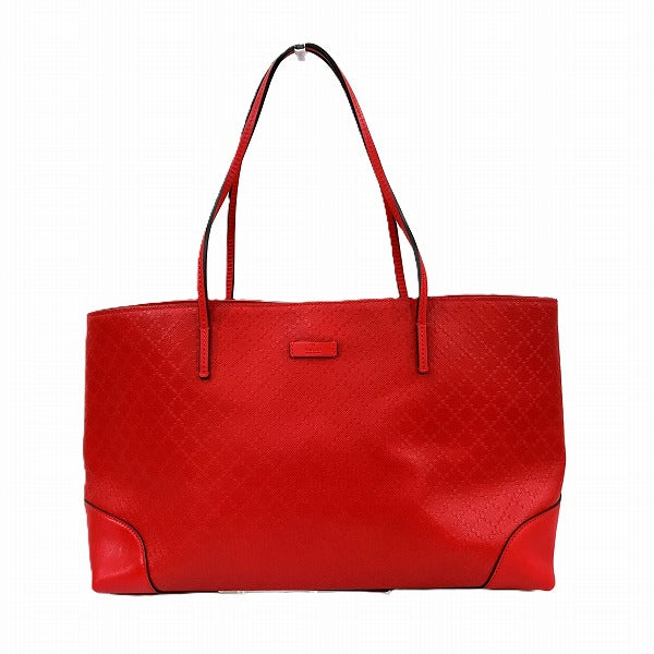 Gucci Diamante Lux Red Leather Tote Bag