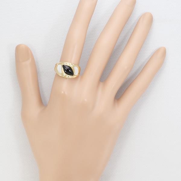 K18 Yellow Gold Onyx Ring