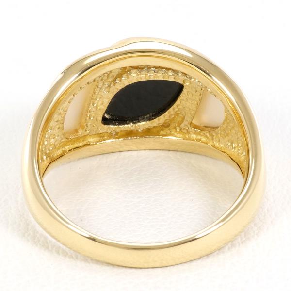 K18 Yellow Gold Onyx Ring