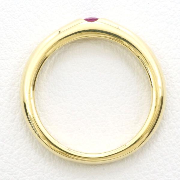 K18 Yellow Gold Ruby Ring