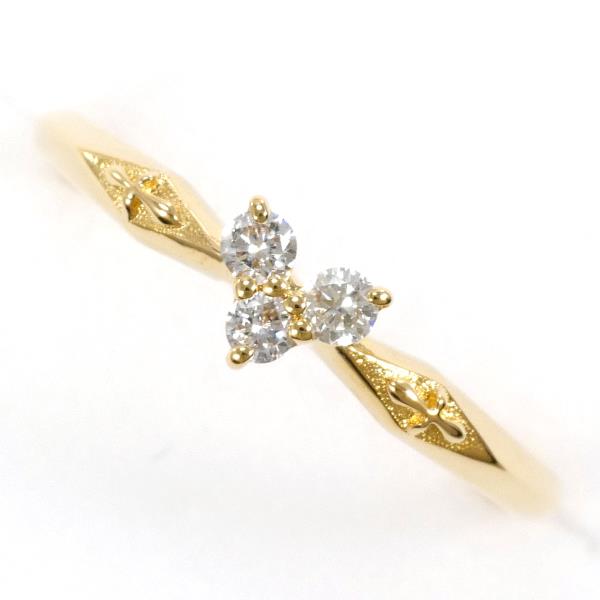 K18 Yellow Gold Diamond Ring