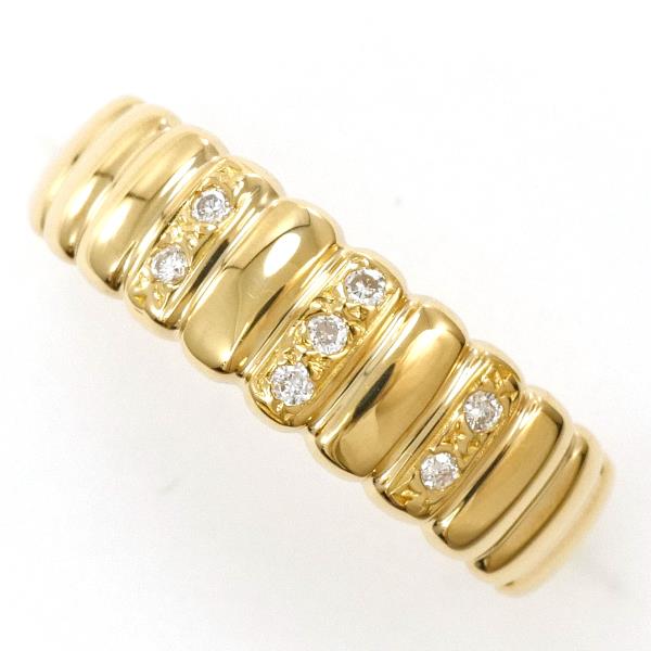 K18 Yellow Gold Diamond Ring 6