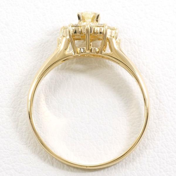 K18 Yellow Gold Yellow Diamond Ring