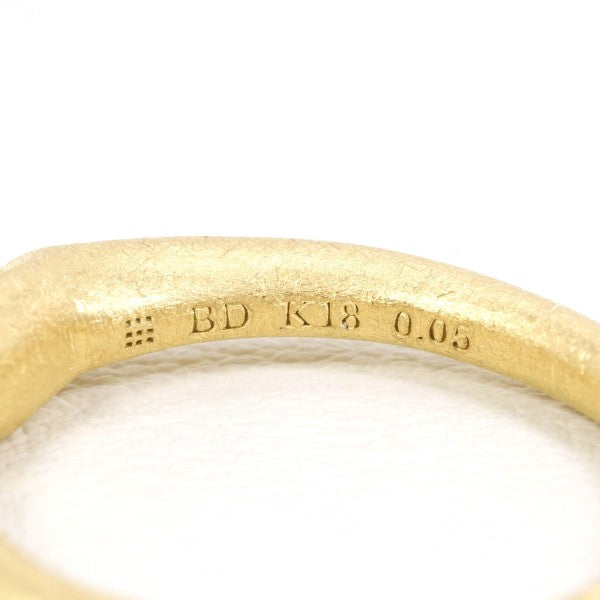 K18YG Yellow Gold Diamond Ring