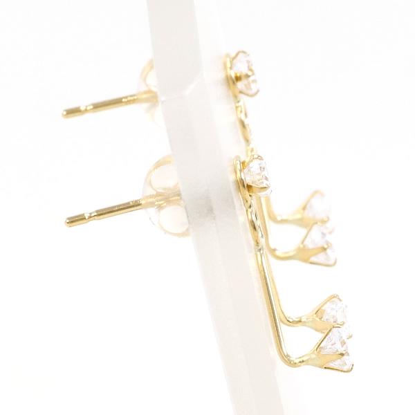 K18 Yellow Gold Zirconia Earrings