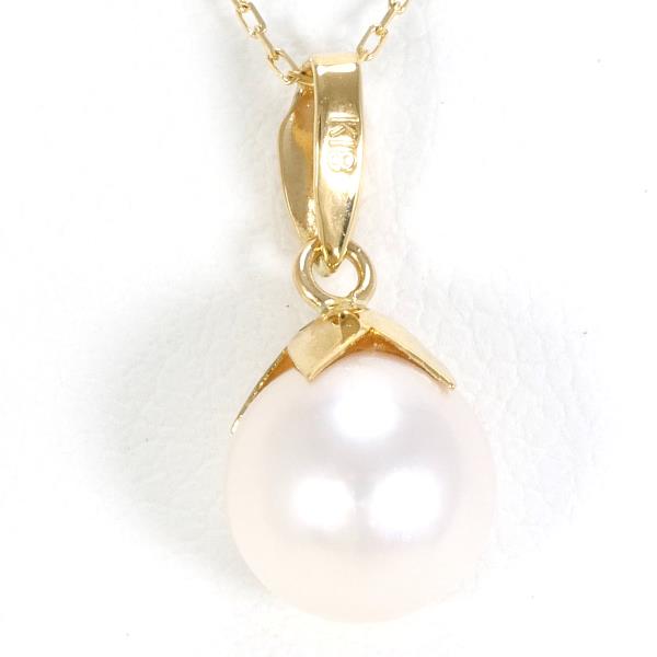 K18 Yellow Gold Pearl Necklace